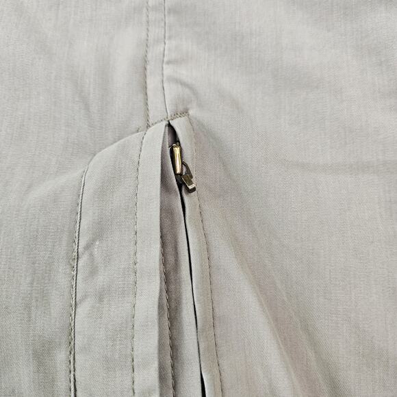 Rainforest Vest Mens 2XL Beige Sherpa Fleece Lined Outdoor Full Zip Pockets Warm - Picture 5 of 12